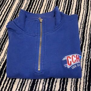 Vintage blue cropped sweatshirt